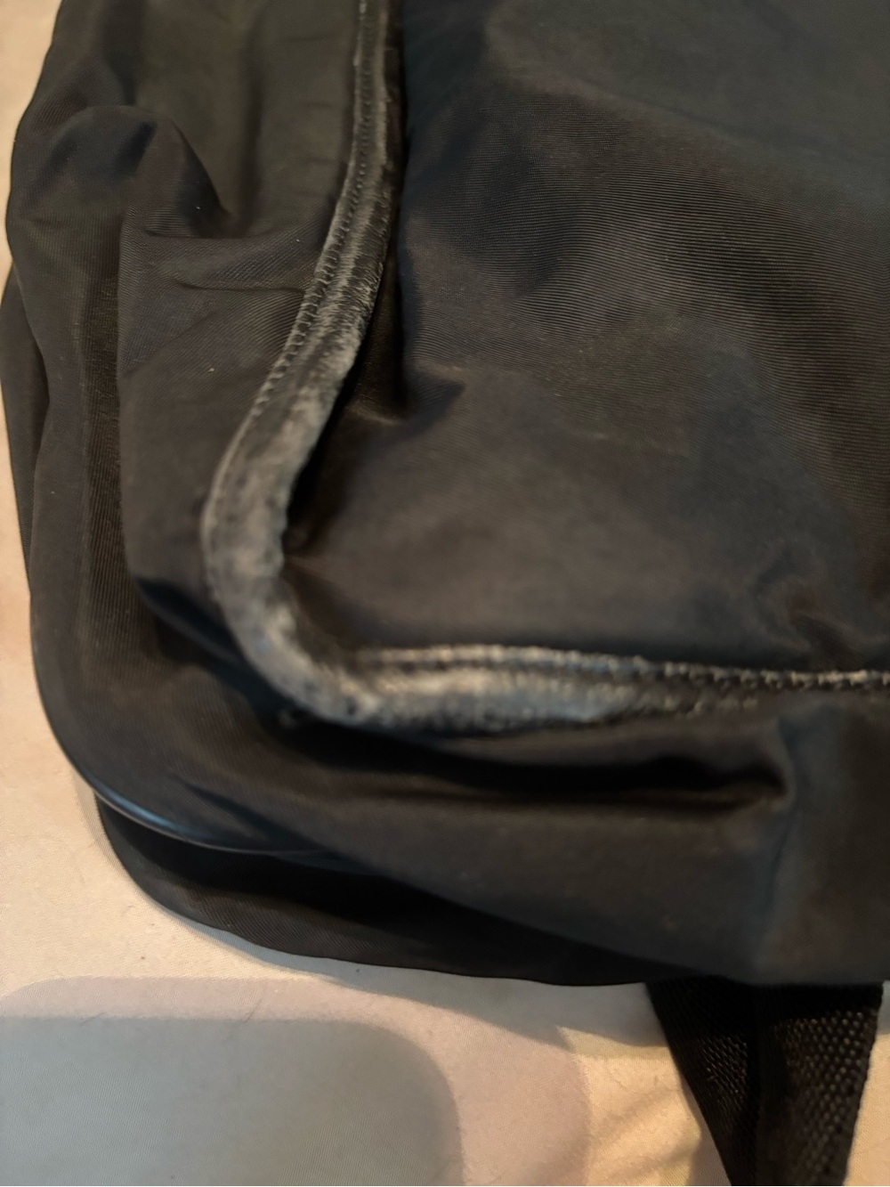 Authentic Vintage Prada Black Tessuto Nylon Double Buckle Messenger Bag - Picture 4 of 16